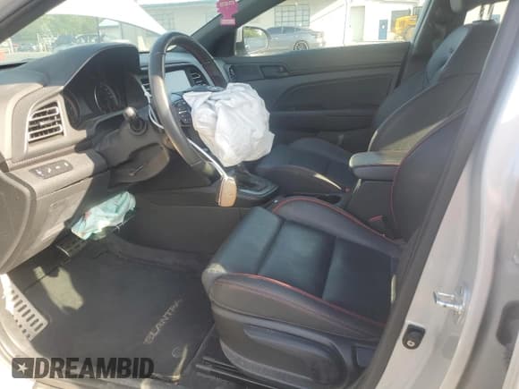 ✅ 2019 Hyundai Elantra Sport • VIN: KMHD04LB2KU835868 • Lot: 62464815. Listed on Copart with 57,227 mi. Free auction sales archive from the USA and detailed vehicle history report at DreamBid. Image 7.