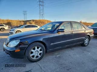 ✅ 2000 Mercedes-Benz S 320/430/500 • VIN: WDBNG75J1YA111320 • Lot: 93286135. Listed on Copart with 147,407 mi. Free auction sales archive from the USA and detailed vehicle history report at DreamBid. Image 1.