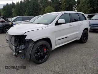 ✅ 2020 Jeep Grand Cherokee SRT • VIN: 1C4RJFDJ6LC357289 • Лот: 81956095. Опубликован ранее на Copart с пробегом 33 972 миль. Бесплатный доступ к архиву аукционных продаж из США и подробный отчёт об истории автомобиля на DreamBid. Изображение 1.