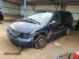 2006 Dodge Grand Caravan SE with VIN 1D4GP24R96B555205, listed as a Copart auction lot 80330355 with 114,179 mi miles and Salvage title. Bid and sale history available at DreamBid. Image 1.