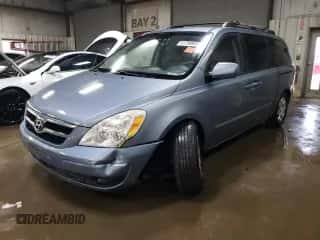 2008 Hyundai Entourage GLS z VIN KNDMC233186046617, wystawiony jako Copart lot #51799965 z przebiegiem Nie podano mil oraz Szkoda całkowita • Salvage title. Historia ofert i sprzedaży dostępna na DreamBid. Obrazek 1.