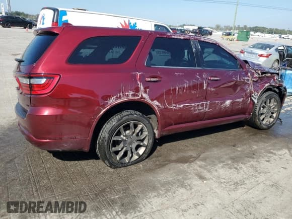 ✅ 2018 Dodge Durango GT • VIN: 1C4RDJDGXJC409311 • Lot: 84766975. Listed on Copart with 64,380 mi. Free auction sales archive from the USA and detailed vehicle history report at DreamBid. Image 3.