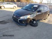 ✅ 2023 Mitsubishi Mirage Black Edition • VIN: ML32AWHJ5PH005103 • Lot: 41316661. Listed on IAAI with 26,892 mi. Free auction sales archive from the USA and detailed vehicle history report at DreamBid. Image 2.