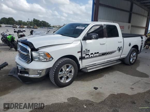 2019 Ram 1500 Big Horn with VIN 1C6RR6TT6KS712081, listed as a Copart auction lot 81502385 with 48,237 mi miles and Salvage title. Bid and sale history available at DreamBid. Image 1.