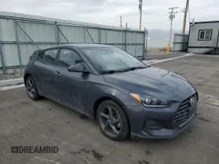 2019 Hyundai Veloster Premium z VIN KMHTG6AF3KU016621, wystawiony jako Copart lot #43962805 z przebiegiem 54 952 mil mil oraz Szkoda całkowita • Salvage title. Historia ofert i sprzedaży dostępna na DreamBid. Obrazek 4.