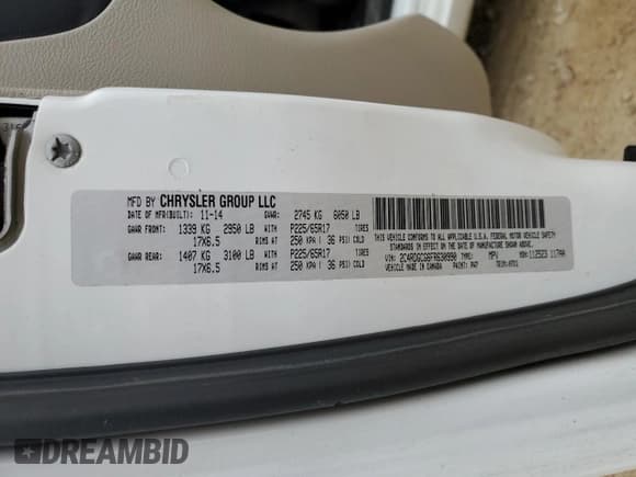 ✅ 2015 Dodge Grand Caravan SXT • VIN: 2C4RDGCG6FR630990 • Lot: 85691365. Wystawiony na Copart z przebiegiem 168 656 mil. Bezpłatny archiwum sprzedaży aukcyjnych z USA i szczegółowy raport historii pojazdu na DreamBid. Zdjęcie 13.