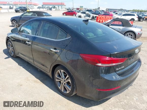 ✅ 2017 Hyundai Elantra SE • VIN: 5NPD84LF2HH035817 • Lot: 43223827. Listed on IAAI with 76,883 mi. Free auction sales archive from the USA and detailed vehicle history report at DreamBid. Image 3.