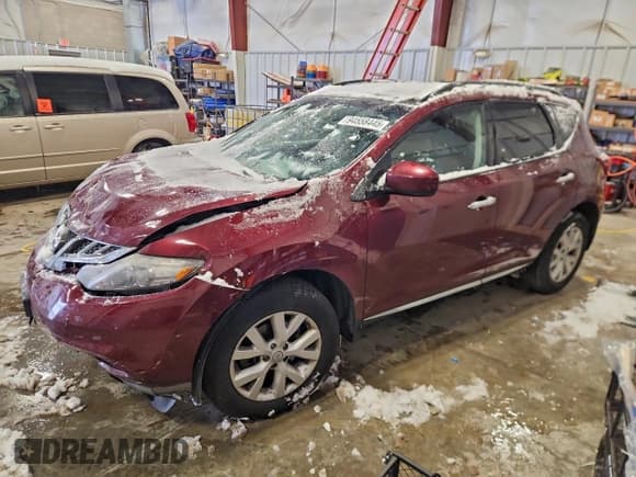✅ 2012 Nissan Murano LE • VIN: JN8AZ1MW6CW218805 • Lot: 94558445. Wystawiony na Copart z przebiegiem 145 254 mil. Bezpłatny archiwum sprzedaży aukcyjnych z USA i szczegółowy raport historii pojazdu na DreamBid. Zdjęcie 1.