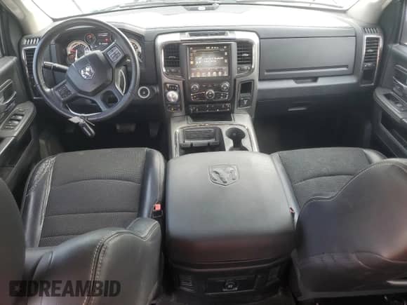 2017 Ram 1500 Night with VIN 1C6RR7MTXHS600445, listed as a Copart auction lot 80825005 with 151,898 mi miles and Salvage title. Bid and sale history available at DreamBid. Image 8.