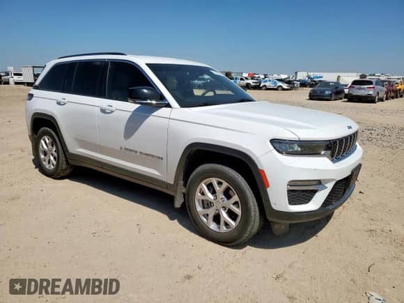 2023 Jeep Grand Cherokee Limited с VIN 1C4RJHBG4PC535418, выставлен на аукционе Copart как лот 70445865 с пробегом 27 652 миль миль и Чистый • Clean title. История ставок и продаж доступна на DreamBid. Изображение 4.