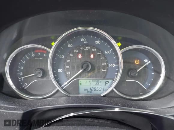 ✅ 2016 Toyota Corolla L • VIN: 5YFBURHE8GP536230 • Lot: 43411288. Listed on IAAI with 120,591 mi. Free auction sales archive from the USA and detailed vehicle history report at DreamBid. Image 7.