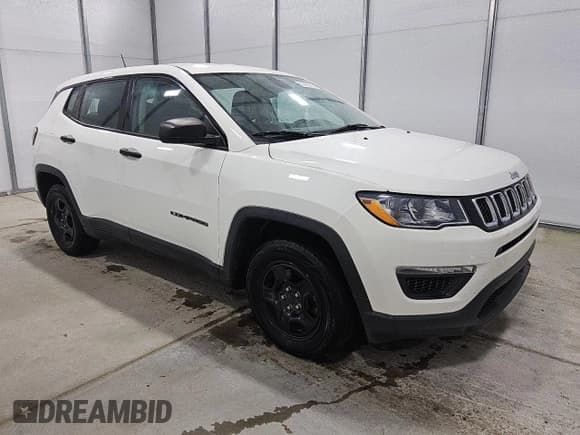 ✅ 2021 Jeep Compass Sport • VIN: 3C4NJCAB5MT560061 • Lot: 70328095. Listed on Copart with 76,635 mi. Free auction sales archive from the USA and detailed vehicle history report at DreamBid. Image 4.