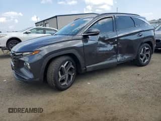 2022 Hyundai Tucson Limited with VIN 5NMJE3AE5NH102788, listed as a Copart auction lot 64187085 with 89,912 mi miles and Salvage title. Bid and sale history available at DreamBid. Image 1.