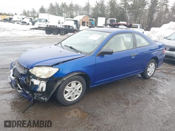 ✅ 2004 Honda Civic VP • VIN: 1HGEM22104L005328 • Лот: 42060215. Опубликован ранее на IAAI с пробегом 53 209 миль. Бесплатный доступ к архиву аукционных продаж из США и подробный отчёт об истории автомобиля на DreamBid. Изображение 2.