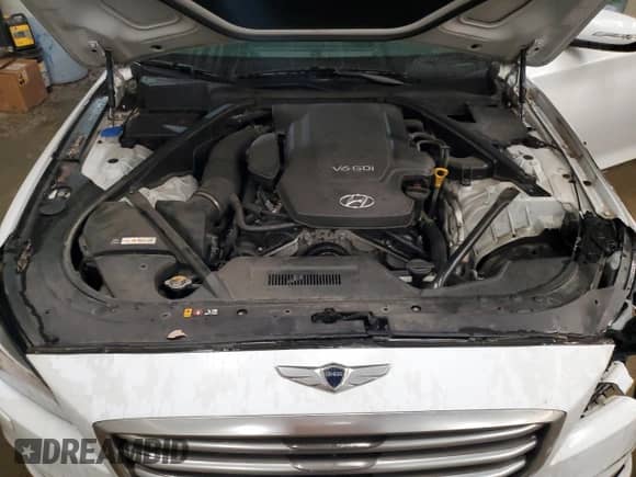 2015 Hyundai Genesis 3.8L z VIN KMHGN4JE6FU053834, wystawiony jako Copart lot #74796124 z przebiegiem 61 709 mil mil oraz Szkoda całkowita • Salvage title. Historia ofert i sprzedaży dostępna na DreamBid. Obrazek 11.