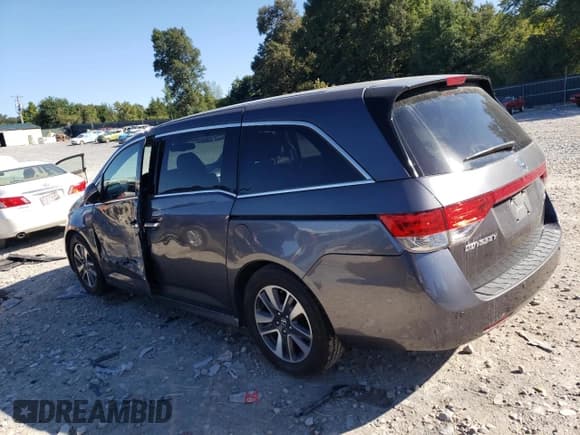 ✅ 2017 Honda Odyssey Touring • VIN: 5FNRL5H95HB007571 • Lot: 70175465. Listed on Copart with 120,959 mi. Free auction sales archive from the USA and detailed vehicle history report at DreamBid. Image 2.