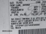 ✅ 2004 Ford F-150 XLT • VIN: 1FTPW12574KB58888 • Лот: 43598999. Опубликован ранее на IAAI с пробегом 164 809 миль. Бесплатный доступ к архиву аукционных продаж из США и подробный отчёт об истории автомобиля на DreamBid. Изображение 9.