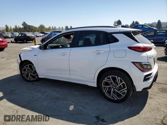 ✅ 2023 Hyundai Kona N Line • VIN: KM8K3CA39PU978666 • Лот: 74302174. Опубликован ранее на Copart с пробегом 26 037 миль. Бесплатный доступ к архиву аукционных продаж из США и подробный отчёт об истории автомобиля на DreamBid. Изображение 2.