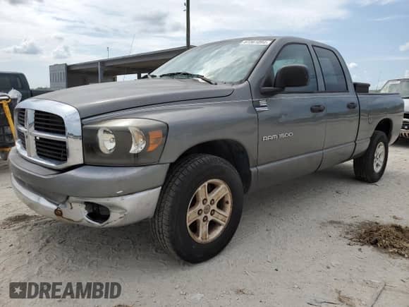 2006 Dodge 1500 SLT с VIN 1D7HA18NX6S628236, выставлен на аукционе Copart как лот 67361094 с пробегом 217 768 миль миль и Чистый • Clean title. История ставок и продаж доступна на DreamBid. Изображение 1.