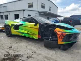 2024 Chevrolet Corvette 1LT z VIN 1G1YA2D49R5122714, wystawiony jako Copart lot #73402464 z przebiegiem 8 352 mil mil oraz Szkoda całkowita • Salvage title. Historia ofert i sprzedaży dostępna na DreamBid. Obrazek 4.