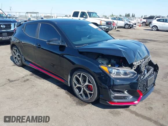 2019 Hyundai Veloster N z VIN KMHT36AH6KU002659, wystawiony jako IAAI lot #42653466 z przebiegiem 67 977 mil mil oraz . Historia ofert i sprzedaży dostępna na DreamBid. Obrazek 1.