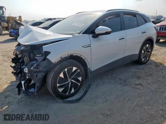✅ 2022 Volkswagen ID.4 Pro • VIN: WVGRMPE29NP058505 • Lot: 81110725. Listed on Copart with 47,717 mi. Free auction sales archive from the USA and detailed vehicle history report at DreamBid. Image 1.