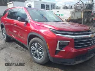 2024 Chevrolet Traverse AWD LT z VIN 1GNEVGKS8RJ195195, wystawiony jako IAAI lot #41969382 z przebiegiem 24 738 mil mil oraz . Historia ofert i sprzedaży dostępna na DreamBid. Obrazek 1.