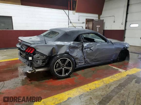 2024 Ford Mustang EcoBoost with VIN 1FAGP8UH1R5136541, listed as a Copart auction lot 59295935 with Not provided miles and Salvage title. Bid and sale history available at DreamBid. Image 3.
