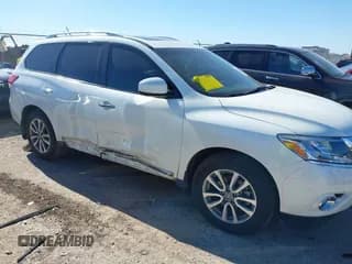 ✅ 2015 Nissan Pathfinder Platinum • VIN: 5N1AR2MN4FC649718 • Lot: 41482534. Listed on IAAI with 106,923 mi. Free auction sales archive from the USA and detailed vehicle history report at DreamBid. Image 1.