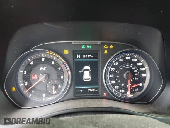 2020 Hyundai Veloster z VIN KMHT36AH0LU008457, wystawiony jako Copart lot #85669534 z przebiegiem 59 985 mil mil oraz Szkoda całkowita • Salvage title. Historia ofert i sprzedaży dostępna na DreamBid. Obrazek 9.