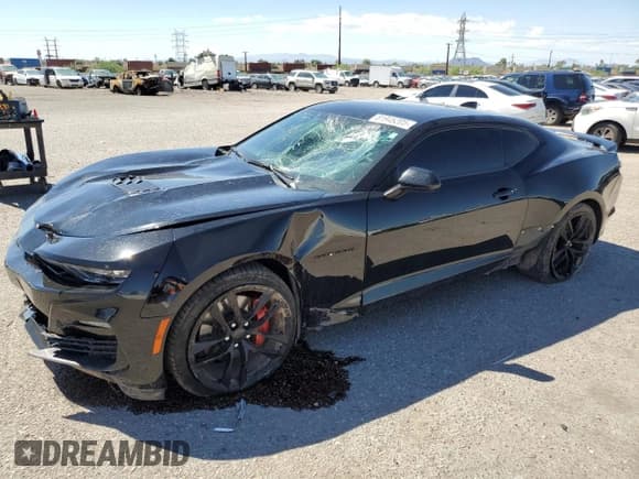 ✅ 2023 Chevrolet Camaro 1SS • VIN: 1G1FF1R78P0131341 • Лот: 81945205. Опубликован ранее на Copart с пробегом 23 093 миль. Бесплатный доступ к архиву аукционных продаж из США и подробный отчёт об истории автомобиля на DreamBid. Изображение 1.