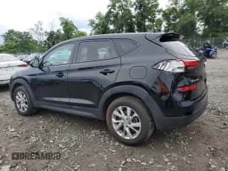 2019 Hyundai Tucson SE z VIN KM8J23A45KU024562, wystawiony jako Copart lot #64594605 z przebiegiem 59 226 mil mil oraz Szkoda całkowita • Salvage title. Historia ofert i sprzedaży dostępna na DreamBid. Obrazek 2.