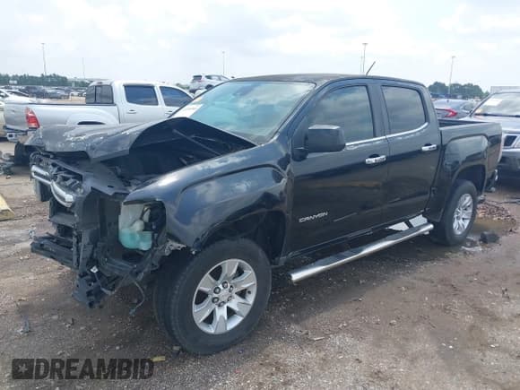 ✅ 2015 GMC Canyon 2WD SLE • VIN: 1GTG5BE3XF1226497 • Лот: 42106960. Опубликован ранее на IAAI с пробегом 97 360 миль. Бесплатный доступ к архиву аукционных продаж из США и подробный отчёт об истории автомобиля на DreamBid. Изображение 2.