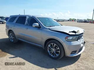 ✅ 2019 Dodge Durango GT Plus • VIN: 1C4RDHDG7KC690848 • Lot: 43395273. Listed on IAAI with 143,981 mi. Free auction sales archive from the USA and detailed vehicle history report at DreamBid. Image 1.