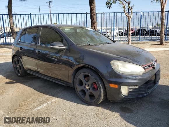 ✅ 2012 Volkswagen Golf GTI Autobahn • VIN: WVWHD7AJXCW253240 • Lot: 60790015. Listed on Copart with 98,801 mi. Free auction sales archive from the USA and detailed vehicle history report at DreamBid. Image 4.