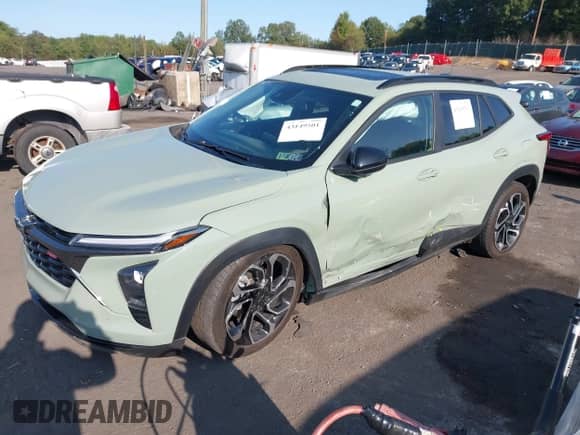 2024 Chevrolet Trax 2RS with VIN KL77LJE26RC103356, listed as a IAAI auction lot 43149501 with 29,777 mi miles and . Bid and sale history available at DreamBid. Image 17.