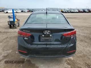 2022 Hyundai Accent SE with VIN 3KPC24A66NE179290, listed as a Copart auction lot 59983075 with 28,371 mi miles and Salvage title. Bid and sale history available at DreamBid. Image 6.