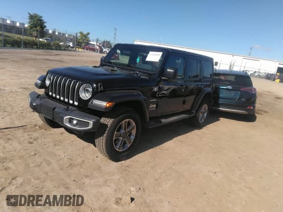 ✅ 2021 Jeep Wrangler Unlimited Sahara • VIN: 1C4HJXEG4MW506447 • Lot: 37418105. Listed on IAAI with 38,973 mi. Free auction sales archive from the USA and detailed vehicle history report at DreamBid. Image 17.