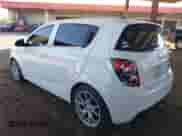 2013 Chevrolet Sonic LT with VIN 1G1JD6SBXD4222966, listed as a IAAI auction lot 42575707 with 140,605 mi miles and . Bid and sale history available at DreamBid. Image 3.