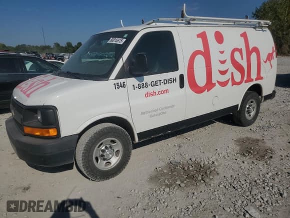 ✅ 2015 Chevrolet Express Cargo • VIN: 1GCWGFCF4F1211942 • Lot: 80815815. Listed on Copart with Not provided. Free auction sales archive from the USA and detailed vehicle history report at DreamBid. Image 1.
