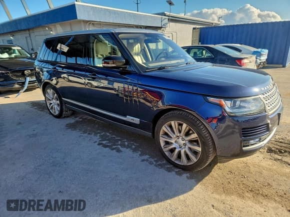 ✅ 2016 Land Rover Range Rover Supercharged • VIN: SALGS3EFXGA254934 • Lot: 96359405. Listed on Copart with 109,998 mi. Free auction sales archive from the USA and detailed vehicle history report at DreamBid. Image 4.