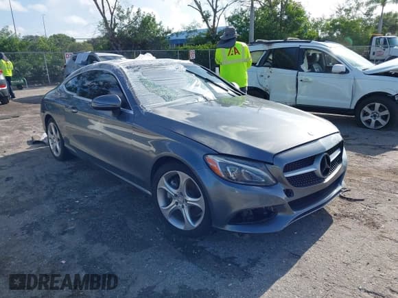 ✅ 2017 Mercedes-Benz C 300 • VIN: WDDWJ4JB3HF416895 • Lot: 42804512. Listed on IAAI with Not provided. Free auction sales archive from the USA and detailed vehicle history report at DreamBid. Image 1.