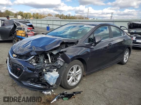 ✅ 2016 Chevrolet Cruze LT • VIN: 1G1BE5SM5G7265482 • Lot: 89659565. Listed on Copart with 84,657 mi. Free auction sales archive from the USA and detailed vehicle history report at DreamBid. Image 1.