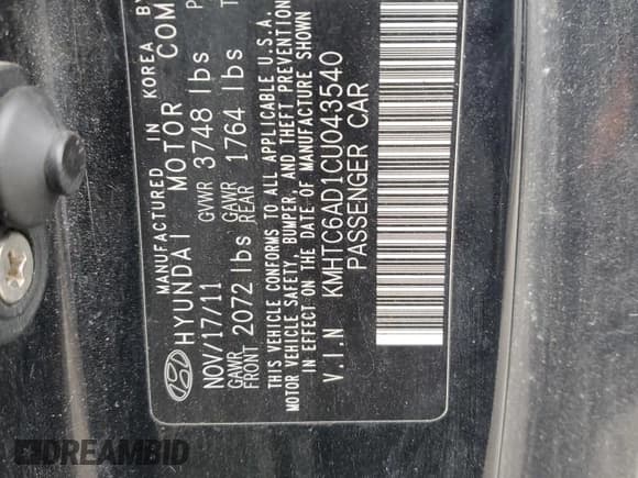 ✅ 2012 Hyundai Veloster w/Red Int • VIN: KMHTC6AD1CU043540 • Лот: 82973734. Опубликован ранее на Copart с пробегом 163 834 миль. Бесплатный доступ к архиву аукционных продаж из США и подробный отчёт об истории автомобиля на DreamBid. Изображение 12.