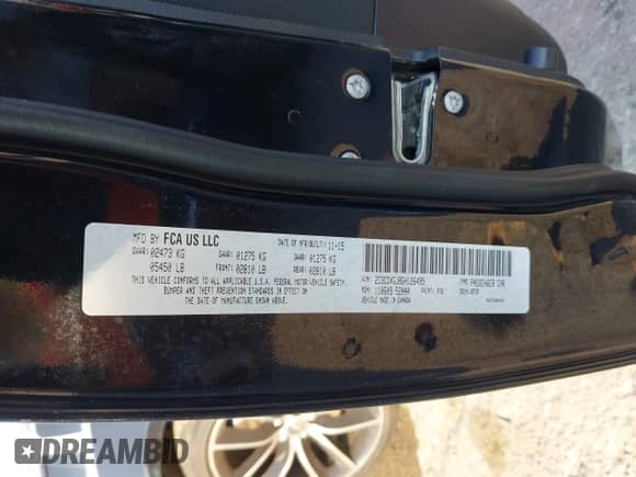 2016 Dodge Charger R/T Scat Pack с VIN 2C3CDXGJ8GH126495, выставлен на аукционе IAAI как лот 43202200 с пробегом 66 198 миль миль и . История ставок и продаж доступна на DreamBid. Изображение 9.