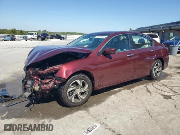 ✅ 2017 Honda Accord LX • VIN: 1HGCR2F39HA187326 • Лот: 85194065. Опубликован ранее на Copart с пробегом 170 063 миль. Бесплатный доступ к архиву аукционных продаж из США и подробный отчёт об истории автомобиля на DreamBid. Изображение 1.