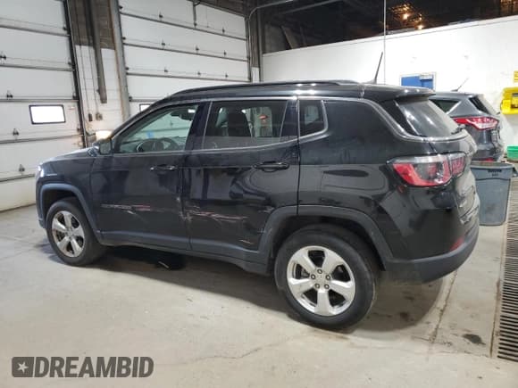 ✅ 2020 Jeep Compass Latitude • VIN: 3C4NJDBB1LT105128 • Lot: 85172875. Listed on Copart with 53,525 mi. Free auction sales archive from the USA and detailed vehicle history report at DreamBid. Image 2.