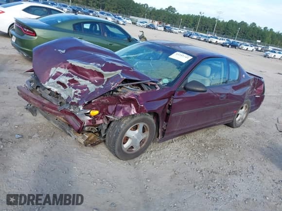 ✅ 2003 Chevrolet Monte Carlo SS • VIN: 2G1WX12K639160896 • Lot: 43353743. Listed on IAAI with 139,307 mi. Free auction sales archive from the USA and detailed vehicle history report at DreamBid. Image 2.
