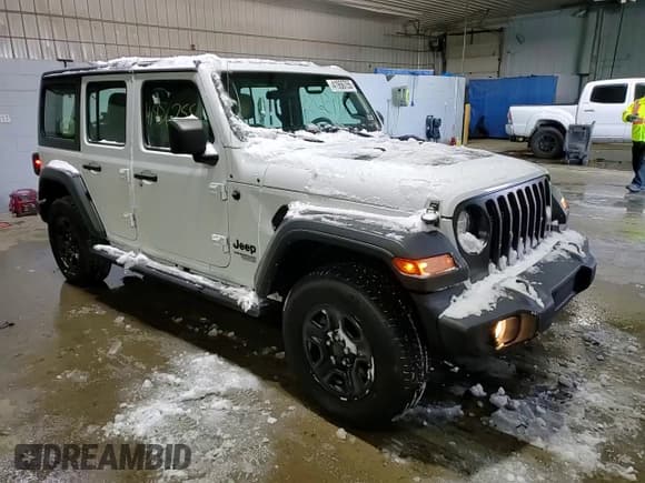 ✅ 2021 Jeep Wrangler Unlimited Sport • VIN: 1C4HJXDG4MW821718 • Lot: 41956755. Listed on Copart with 30,615 mi. Free auction sales archive from the USA and detailed vehicle history report at DreamBid. Image 11.