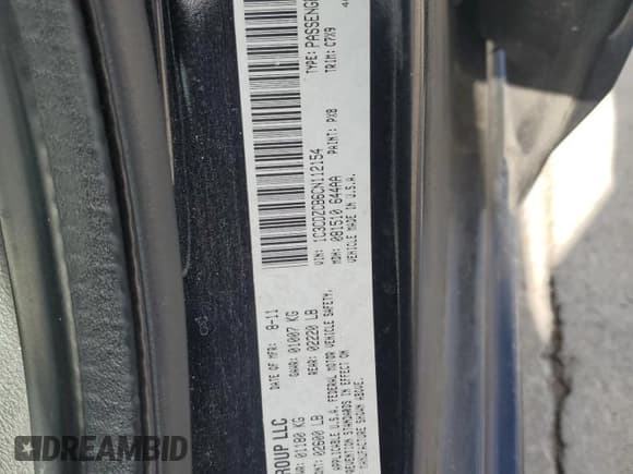 ✅ 2012 Dodge Avenger SXT • VIN: 1C3CDZCB6CN112154 • Лот: 77779994. Опубликован ранее на Copart с пробегом 153 388 миль. Бесплатный доступ к архиву аукционных продаж из США и подробный отчёт об истории автомобиля на DreamBid. Изображение 14.